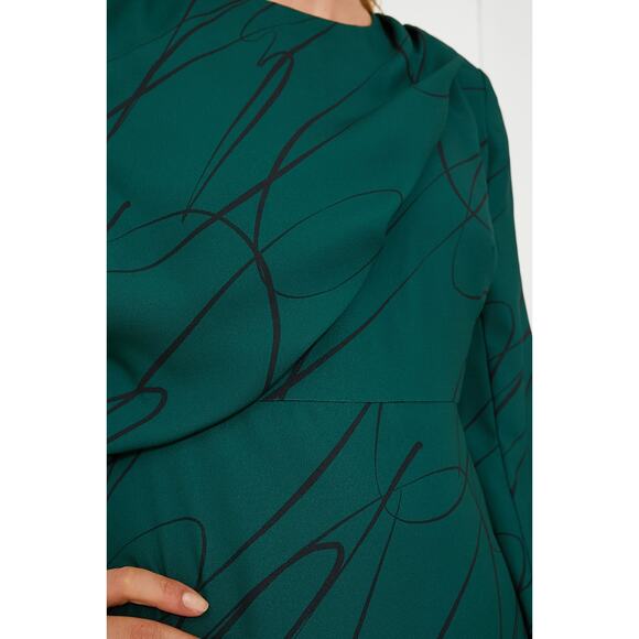 TUCKERNUCK Pine Twombly Draped Macie Dress NWT Size XS - Picture 6 of 10